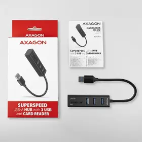 USB rozbočovač - Axagon HMA-CR3A - 6