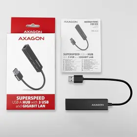 USB rozbočovač - Axagon HMA-GL3A - 4