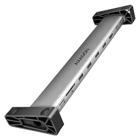 USB rozbočovač - Axagon HMC-10HLS 9in1 USB-C hub - 1