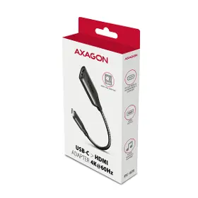 Redukcia - Axagon RVC-HI2M, USB-C -> HDMI 2.0a redukcia / adaptér, 4K/60Hz HDR10 - 6