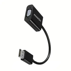 Redukcia - Axagon RVD-VGN, redukcia / adaptér DisplayPort -> VGA, FullHD, 1920*1200 - 1