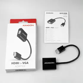 Redukcia - Axagon RVH-VGN, redukcia HDMI -> VGA, FullHD, 1920*1200 - 4