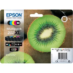 Originální cartridge - Epson 202XL Multipack Kiwi Black + Color (C13T02G74010) - 1
