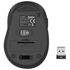 PC myš - Hama  Bezdrôtová myš MW-400 V2 žltá - 3