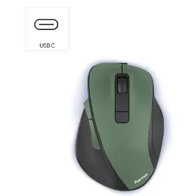PC myš - Hama Bezdrôtová myš MW-500 zelená - 4
