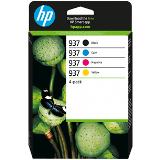 HP 937 CMYK Ink Cartridge 4-Pack