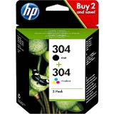 HP 3JB05AE ink 304 black+color 12