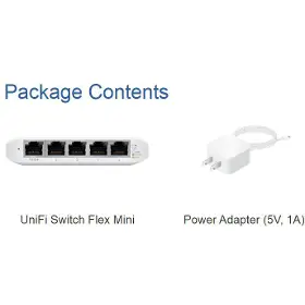 Switch - Ubiquiti Switch UniFi Comp USW-Flex-Min - 5