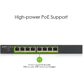 Switch - Zyxel GS1900-8HP-EU0103F - 6