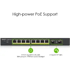 Switch - Zyxel GS1900-10HP-EU0102F - 6