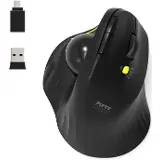 Port Designs Ergonomická myš USB-A/C BLACK