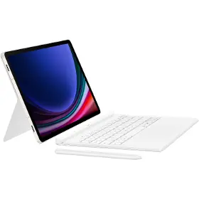 Pouzdro pro tablet - Samsung Book Cover Keyboard Tab S9/S9 FE/S10 FE White - 8