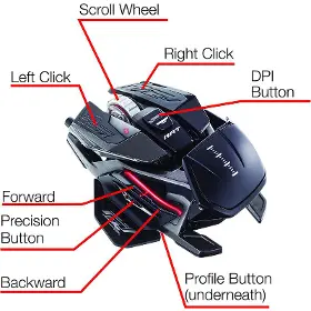 Herní myš - Mad Catz R.A.T. X3 - 5