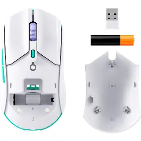 Herná myš - HyperX Pulsefire Haste 2 Core Wireless White - 4