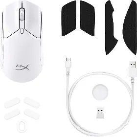 Herná myš - HyperX Pulsefire Haste 2 Mini Wireless White - 3