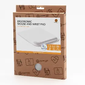Ergonomická podložka pod myš - Powerton Ergoline Grey - 3