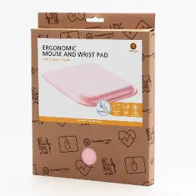 Ergonomická podložka pod myš - Powerton Ergoline Pink - 3