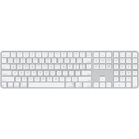 Apple klávesnice - Apple Magic Keyboard s Touch ID a číselnou klávesnicí US bílá - 1