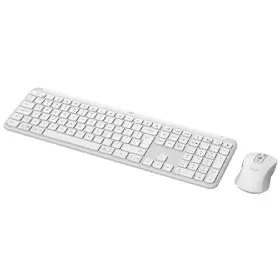 PC klávesnice s myší - Logitech MK950 Signature Slim Keyboard and Mouse Off white US - 3