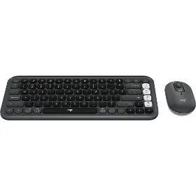 PC klávesnice s myší - Logitech Pop Icon Combo myš a klávesnice Graphite US - 2