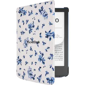 Pouzdro pro čtečky - PocketBook Shell cover 629/634 Flower print - 1