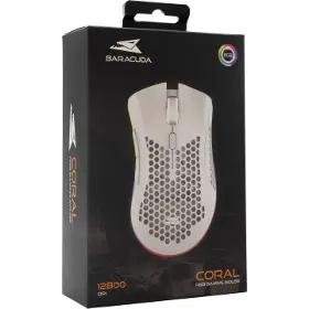 PC myš - Baracuda Coral White - 6
