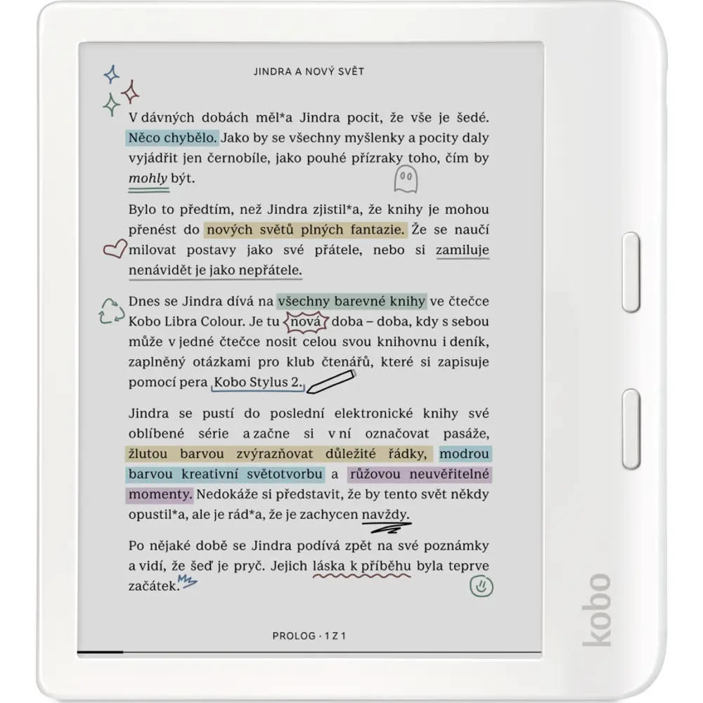 Čtačka knh Rakuten Kobo.