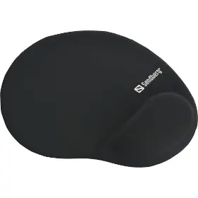 Ergonomická podložka pod myš - Sandberg Mousepad with gel Black - 1