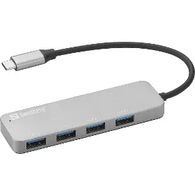 USB rozbočovač - Sandberg USB-C HUB 4x USB-C 3.0 - 1