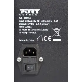 Nabíjecí stanice - Port Designs Charging cabinet 10x Units Black - 6