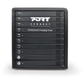 Nabíjecí stanice - Port Designs Charging cabinet 10x Units Black - 8