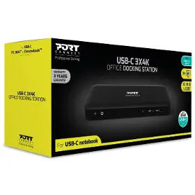 Dokovací stanice - Port Designs Dokovací stanice USB-C 9v1 3x4K - 6