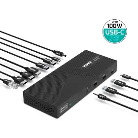 Dokovací stanice - Port Designs 3x 4K, USB-C + USB A PORT - 6