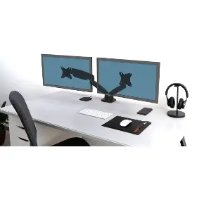 Držiak monitoru - Port Designs Držák na dva monitory na hranu - 4
