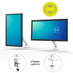 Držiak monitoru - Port Designs Držák na monitor 1 rameno White - 6