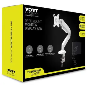 Držiak monitoru - Port Designs Držák na monitor 1 rameno White - 9