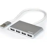 Port Designs USB HUB, 4x USB 2.0, šedý