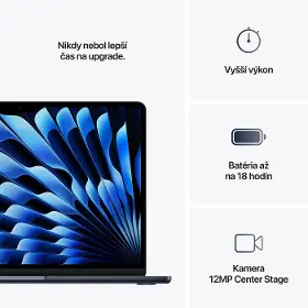 Notebook - Apple MB Air 13 M4 10/8C 16/256 Midnight - 10