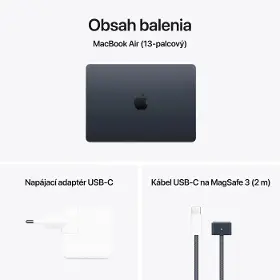 Notebook - Apple MB Air 13 M4 10/8C 16/256 Midnight - 11