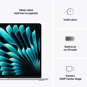 Notebook - Apple MB Air 15 M4 10/10C 16/256 Silver - 10