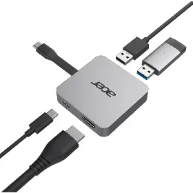 Dokovací stanice - Acer Dokovací stanice 4in1 Type C - 3
