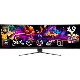 OLED monitor - MSI 49" MPG 491CQPX QD-OLED - 1