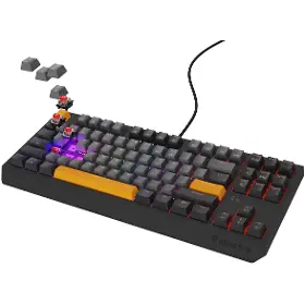 Herní klávesnice - Genesis THOR 230 TKL Red Switch Anchor Grey Positive US - 4