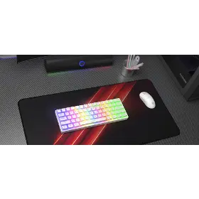 Herní klávesnice - Genesis THOR 660 G2 Wireless 60 Red Switch White US - 11
