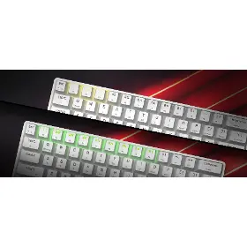 Herní klávesnice - Genesis THOR 660 G2 Wireless 60 Red Switch White US - 13