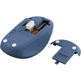 PC myš - Trust Yvi+ Compact Multi-Device Wireless Mouse Blue - 4