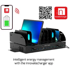 Nabíjecí stanice - Port Designs Naotic Charging Table 10x USB-C - 9