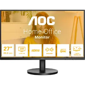 LED monitor - AOC 27" U27B3A Black - 1