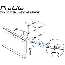 Přenosný monitor - Iiyama 10,1" ProLite TW1025LASC-B1PNR - 13