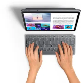 Klávesnica k tabletu - Lenovo Multi-device Wireless Keyboard CZ/SK (ZG38C05812) - 10